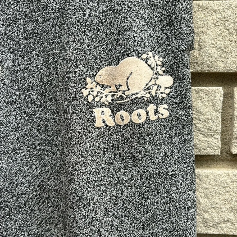 Roots Classic Salt and Pepper Sweatpants Sz 14 - Picture 3 of 9
